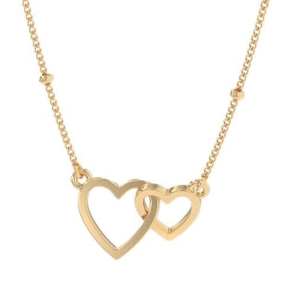 4848 Gold Necklace - Dainty Gold Heart Necklace with Authentic 925 Sterling